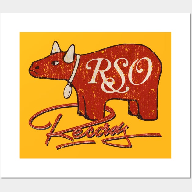 RSO Records 1973 Retro Wall Art by RASRAP